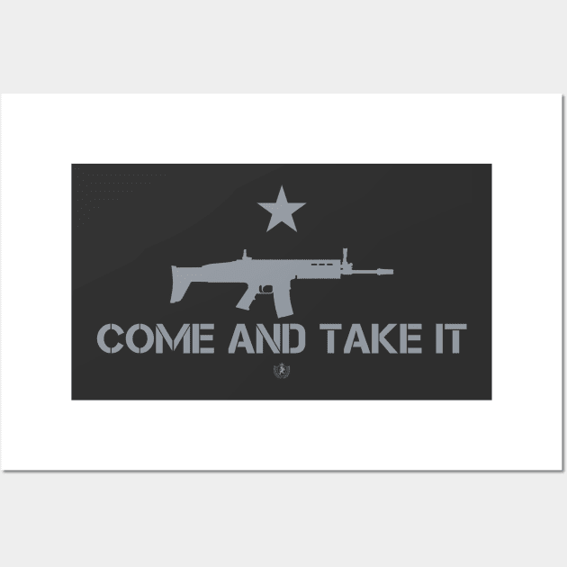 Come and take it SCAR Wall Art by gijimbo83